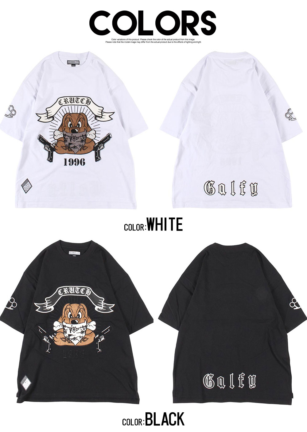 GALFY（ガルフィー） Tシャツ メンズ レディース 半袖 綿100% ブランド