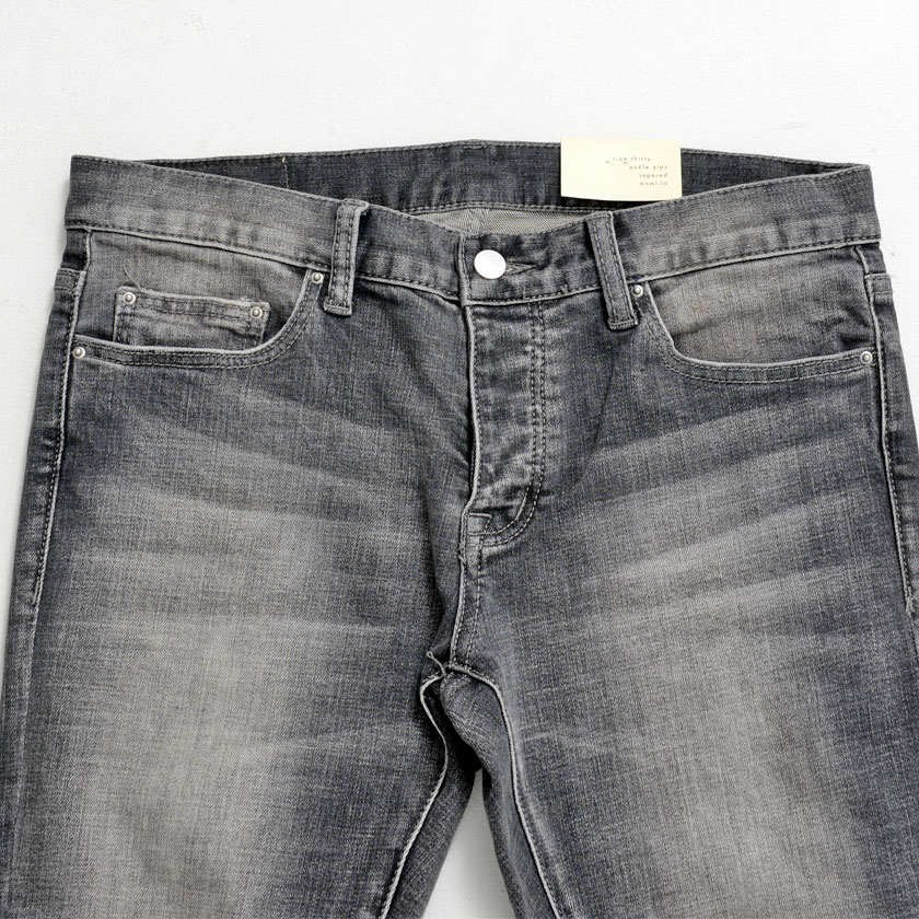 mnml スキニー　30 グレー デニムパンツ メンズ スキニー mnml ミニマル M1 DENIM STRETCH