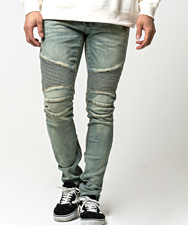 デニムパンツ メンズ スキニー mnml ミニマル M14 DENIM STRETCH/全2色 ストレッチ ジーンズ ブラック ライトブルー 黒 ストリート S M L XL｜silverbulletxfuga｜02