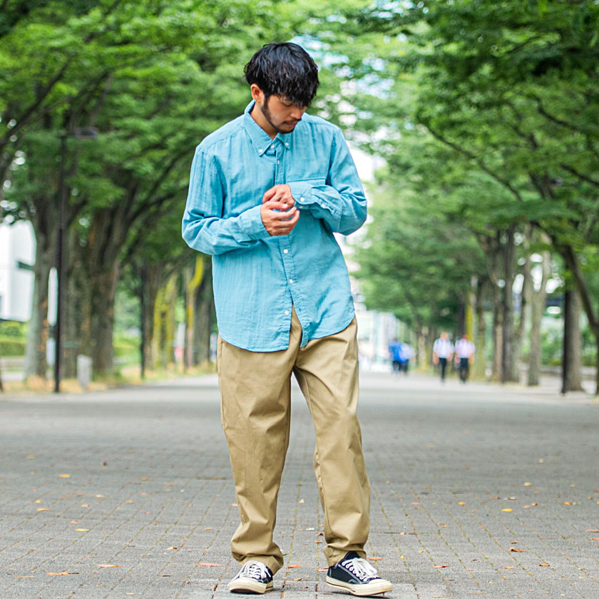 CITY SHOP新品】夏オススメ☀️ 綿麻混ガーゼBIGシルエット 長袖