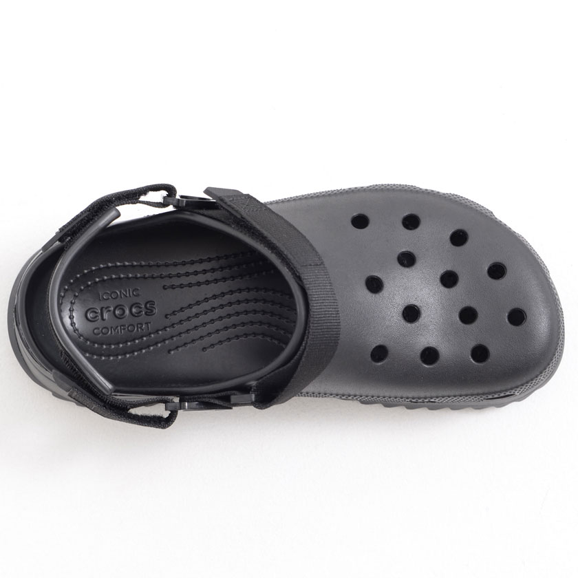 美品▪️Crocs クロックス 【27㎝】厚底 サンダル 男女兼用　ブラック　黒 crocs クロックス crocs【メンズ レディース サンダル】Stomp