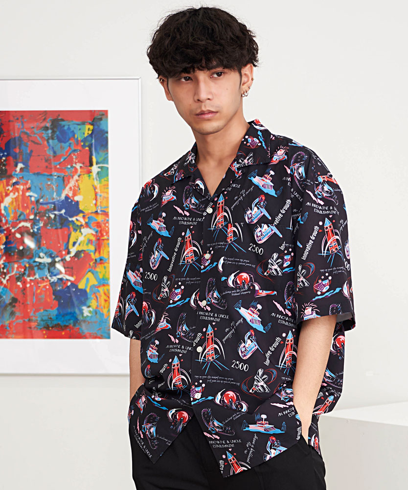 ペイズリー柄 シャツ メンズ 柄シャツ おしゃれ アロハシャツ