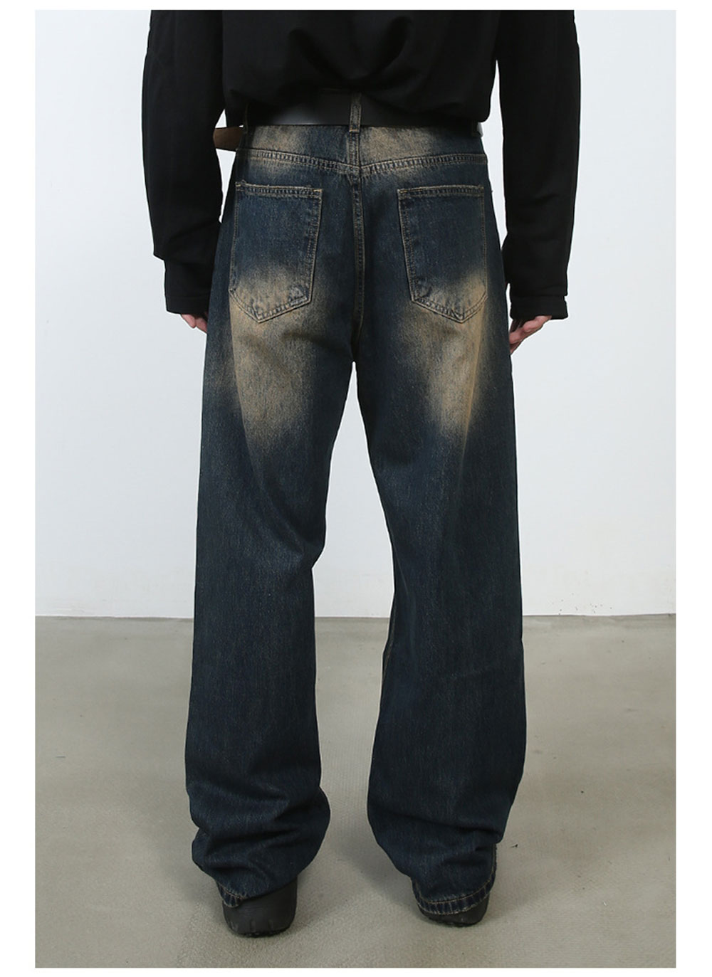 【BIGSTON】 日本製 ヴィンテージジーンジ　BIGサイズ　W38 ③ BIGSTON】 日本製 ヴィンテージジーンジ BIGサイズ W38 ③