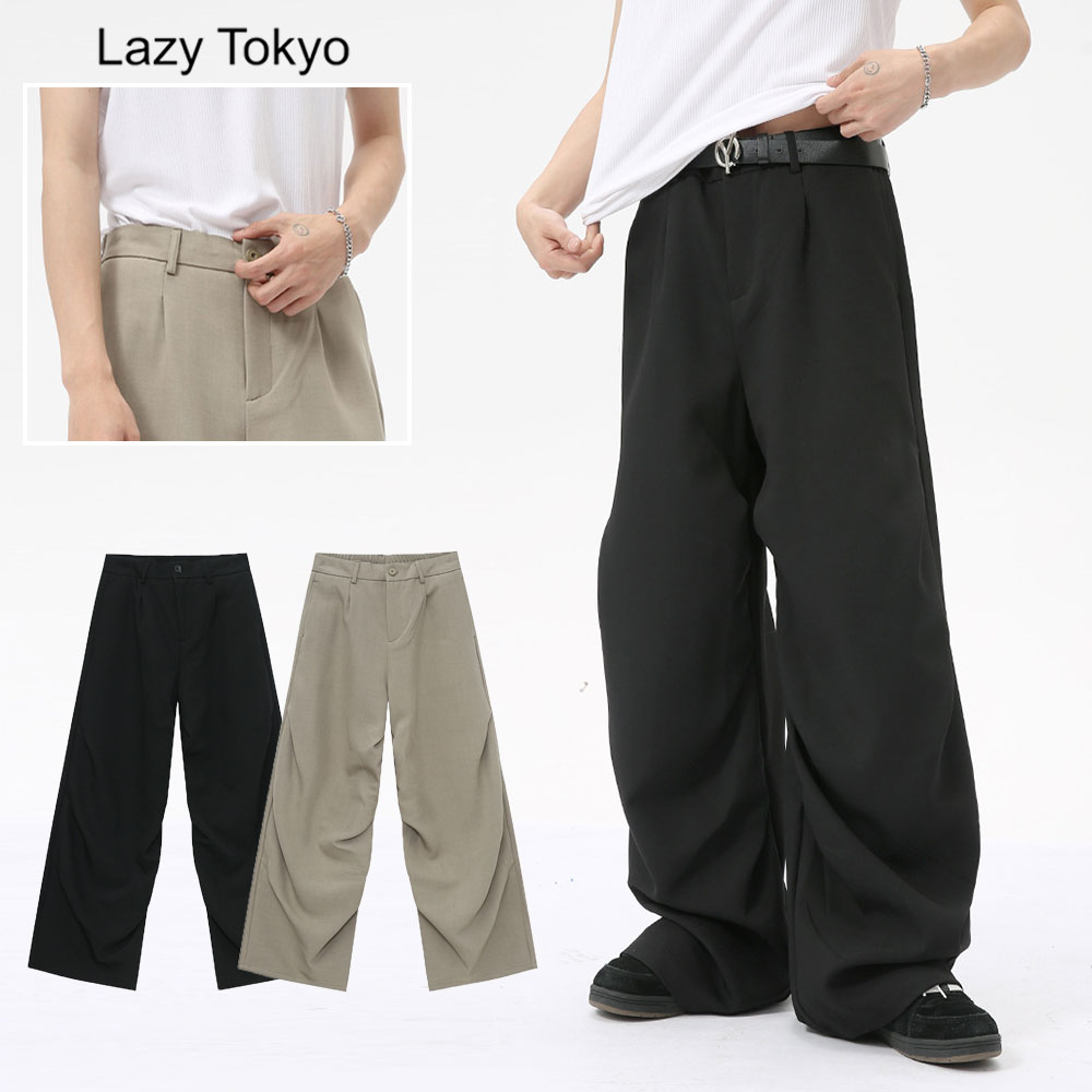Lazy Tokyo スラックス メンズ ブランド ワイドパンツ おしゃれ