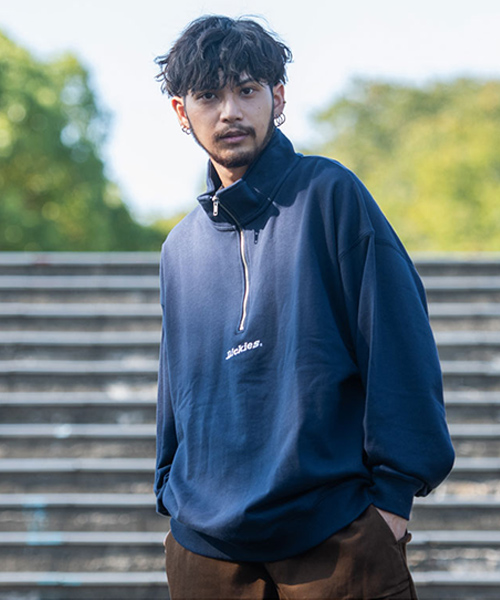 Dickies（ディッキーズ） トレーナー メンズ 大きいサイズ 長袖 ハーフ