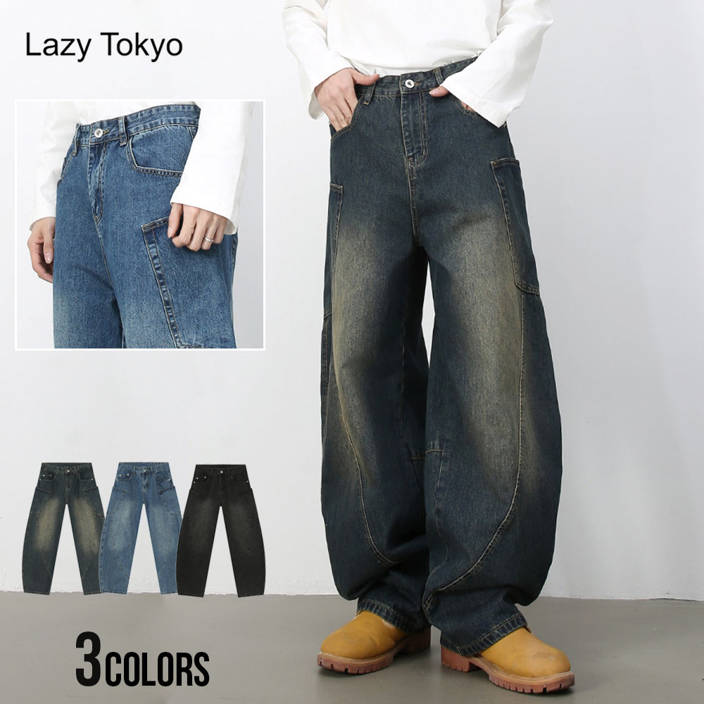 USA古着 ROCAWEAR ブラックデニムパンツ バギー buggyワイド春服 USA古着 ROCAWEAR ブラックデニムパンツ バギー buggyワイド春服