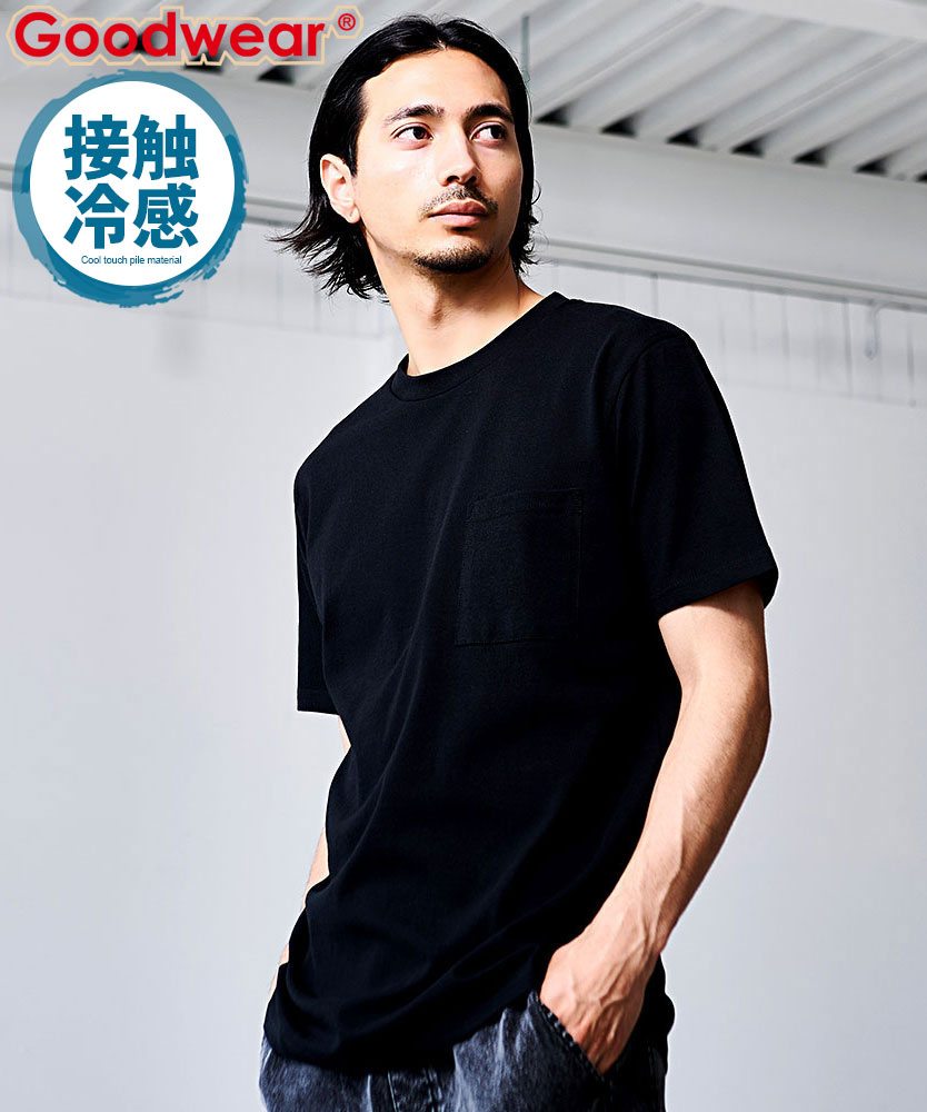 Goodwear Tシャツ メンズ ブランド 半袖 接触冷感 吸水速乾 USA