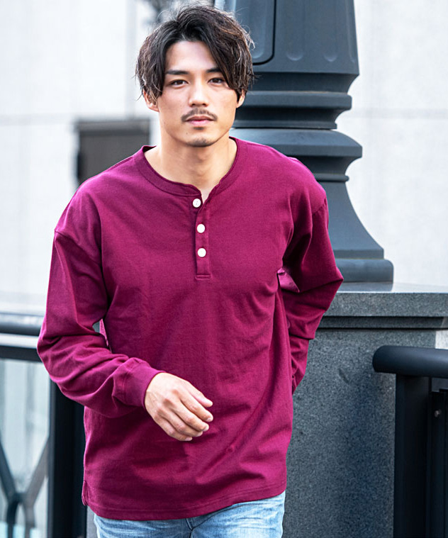 Goodwear グッドウェア 長袖Tシャツ メンズ ブランド ロンT USAコットン ヘンリーネック ヘビーウェイト 厚手 無地 30代 40代  50代 ファッション (郵) : 2w7-5512 : SILVER BULLET Yahoo!店 - 通販 - Yahoo!ショッピング