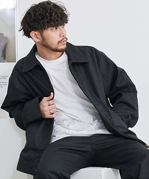 Dickies ディッキーズ 作業着 カバーオール メンズ 40代 50代 セットアップ対応 大きいサイズ ワークジャケット カジュアル 春