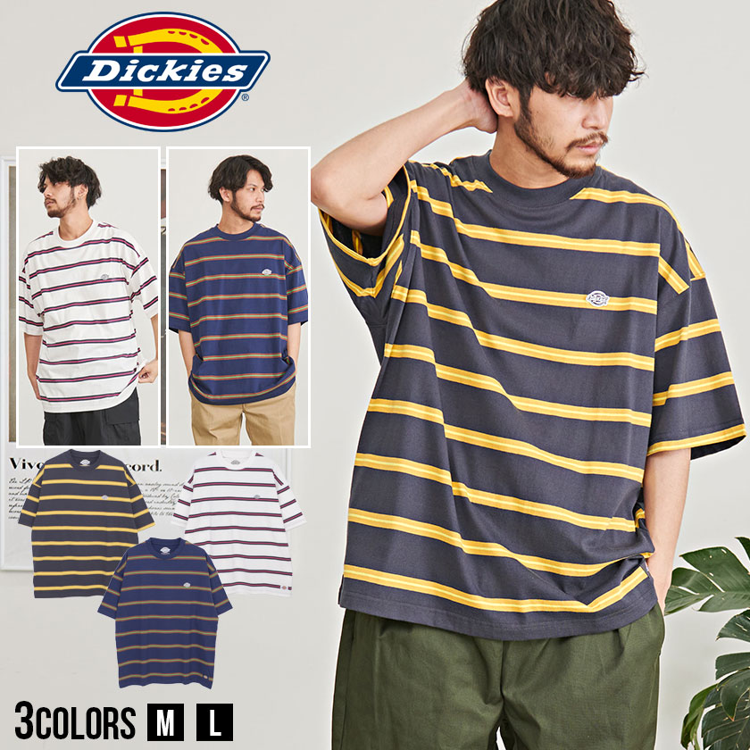 Dickies ディッキーズ Tシャツ メンズ 半袖 大きいサイズ クルーネック カジュアル アウトドア ワーク (郵)｜silverbulletxfuga