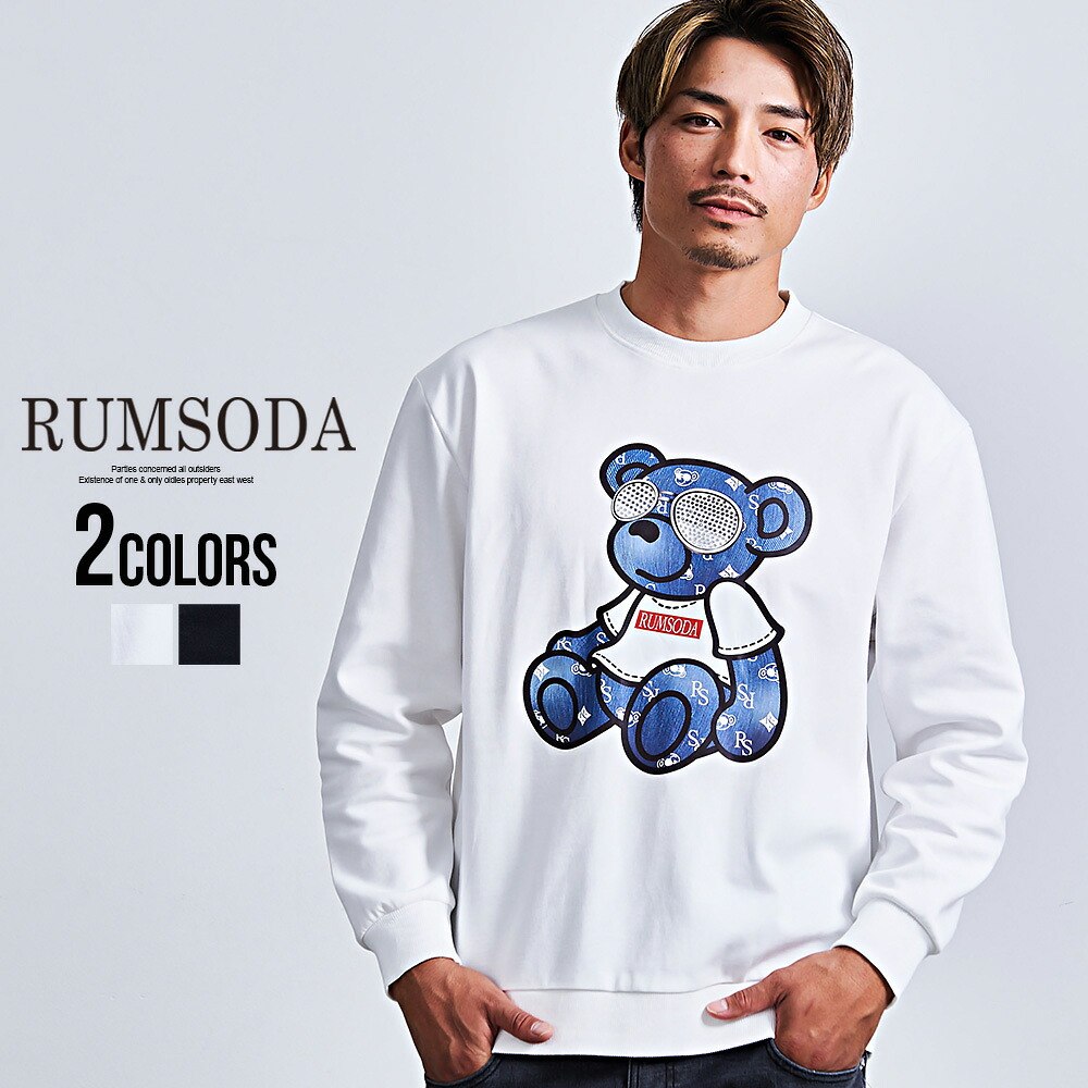 RUMSODA（ラムソーダ） トレーナー メンズ スウェット 長袖 プル