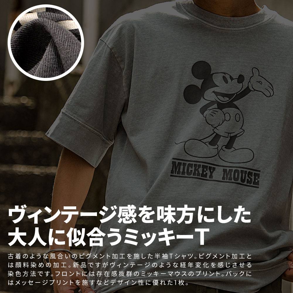 DISNEY ディズニー ミッキーマウス Tシャツ メンズ レディース 半袖 オーバーサイズ バンド ロック ペア 男女兼用｜silverbulletxfuga｜02