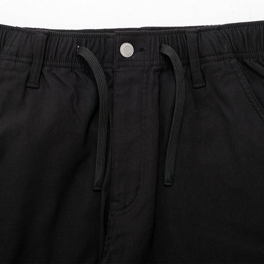 デサントゴルフ　薄手裏起毛ストレッチパンツ　黒　Mサイズ デサントゴルフ DE 【防風ストレッチ】ハイブリッドダウンロング