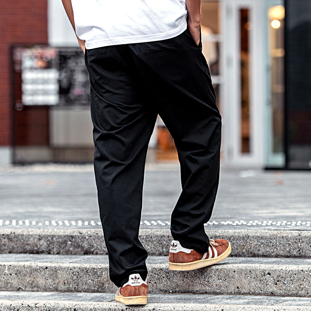 Dickies メンズ ワイドパンツ イージー チノ テーパード