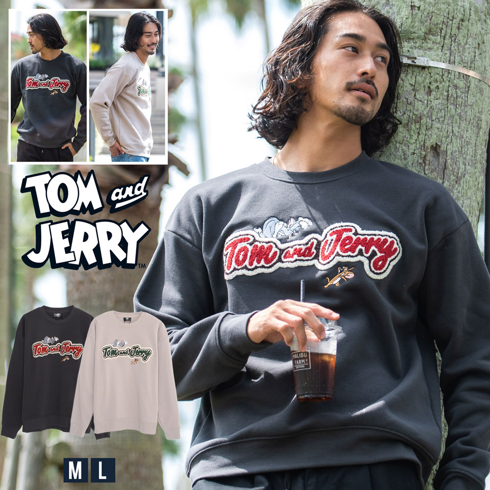 SILVER BULLET トレーナー メンズ トムとジェリー キャラクター