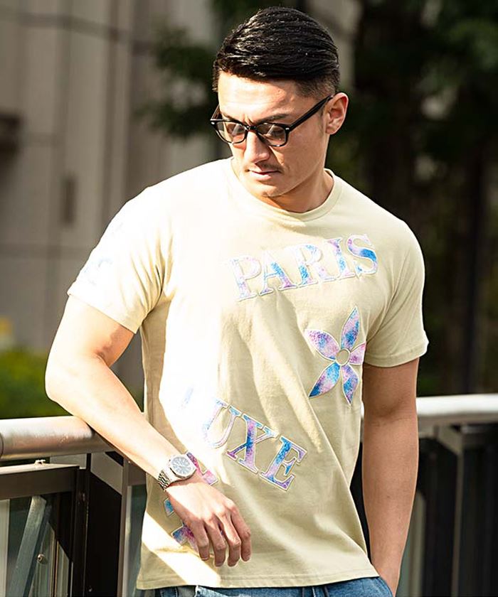 LUXE/R 半袖Tシャツ メンズ Tシャツ tシャツ 白T 黒 ブランド