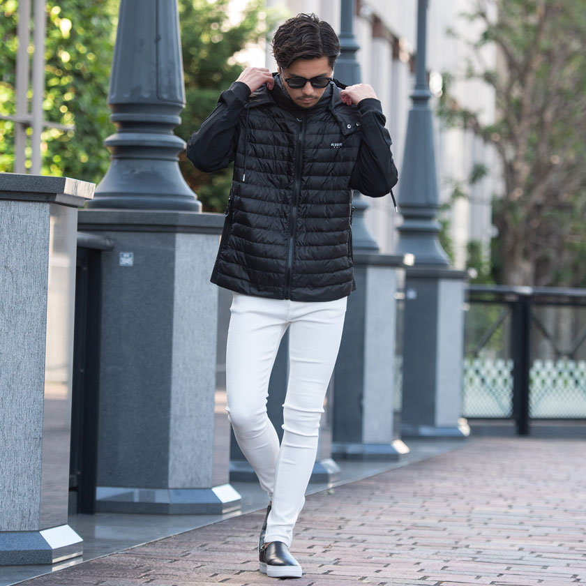 [アウトレット] LUXE/Rダウンフェザー&裏起毛ジャケット45475WHXL アウトレット] LUXE/Rダウンフェザー&裏起毛ジャケット45475WHXL