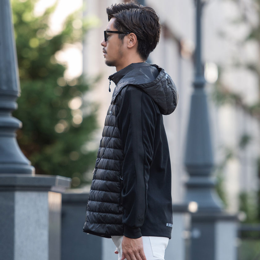 LUXE/R（ラグジュ） ダウンジャケット メンズ ブルゾン フェザー 中綿