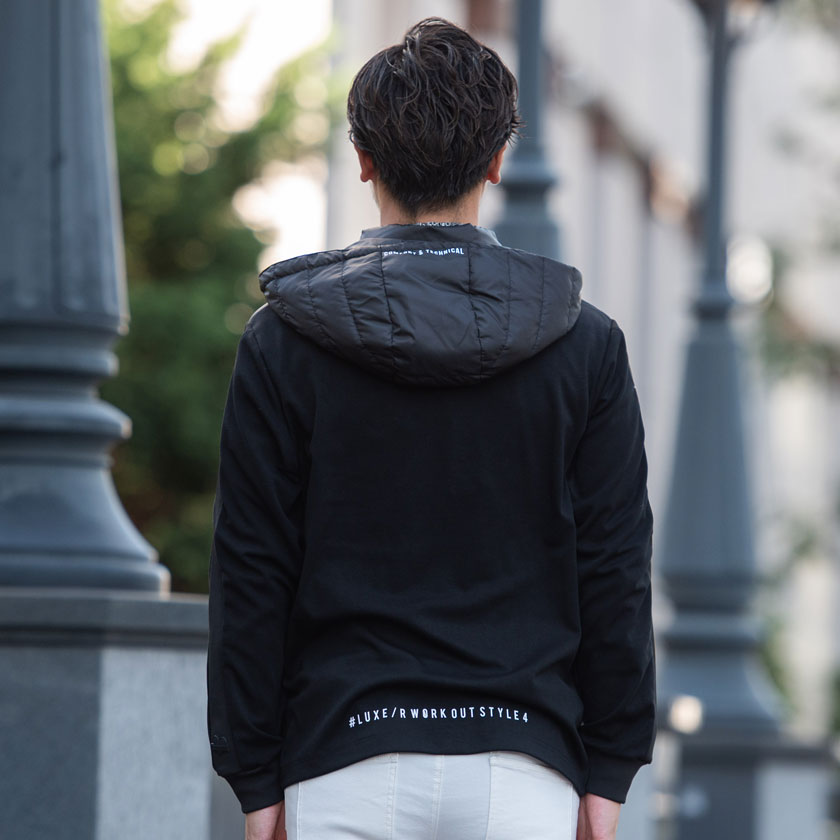 LUXE/R（ラグジュ） ダウンジャケット メンズ ブルゾン フェザー 中綿