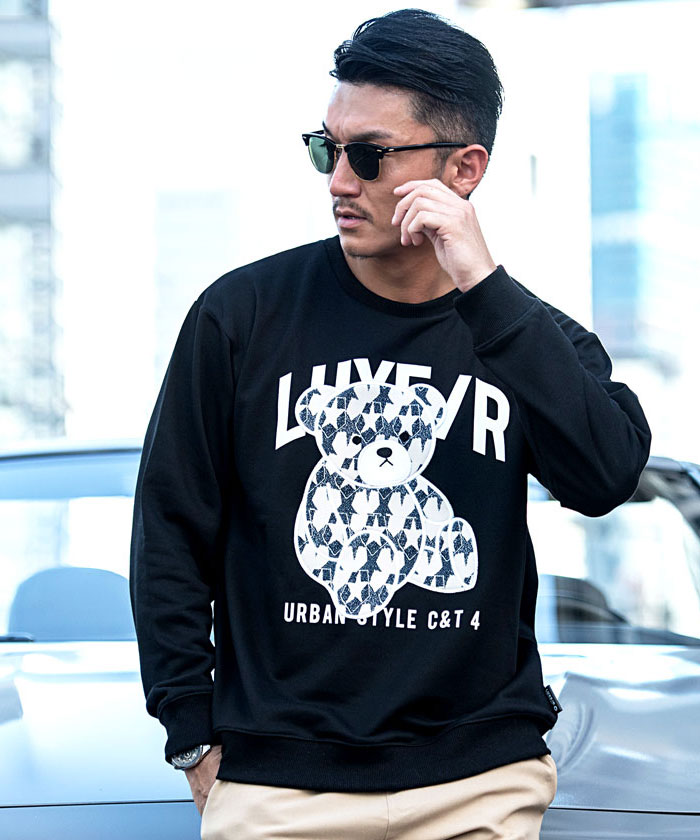 LUXE/R トレーナー メンズ スウェット おしゃれ 裏毛 プル LUXE/R トレーナー メンズ スウェット おしゃれ 裏毛 プル