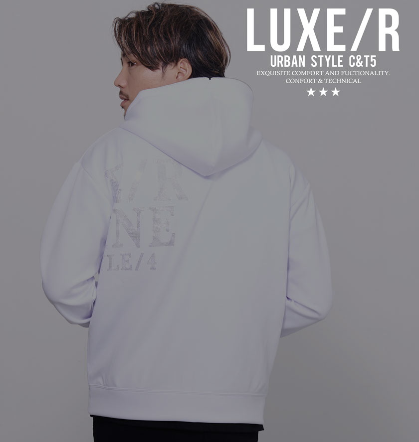 値下げ LUXE/R ナイロンジップパーカー M メンズ