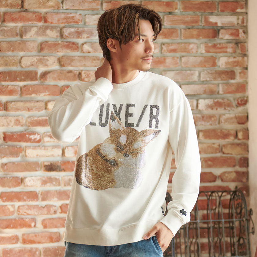 LUXE/R（ラグジュ） トレーナー メンズ スウェット 長袖 プルオーバー