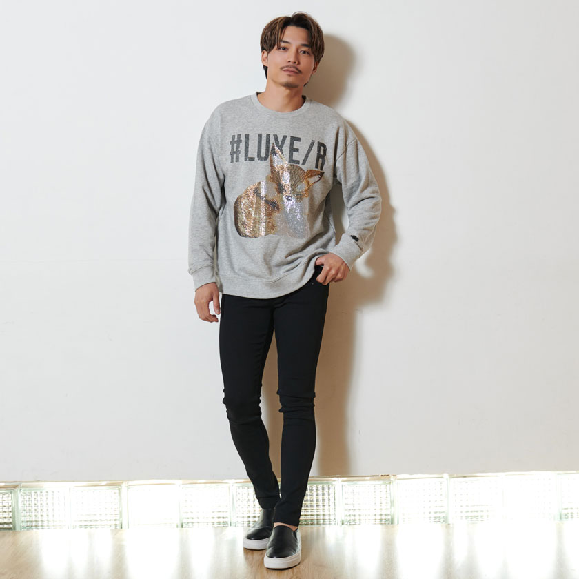 LUXE/R（ラグジュ） トレーナー メンズ スウェット 長袖 プルオーバー