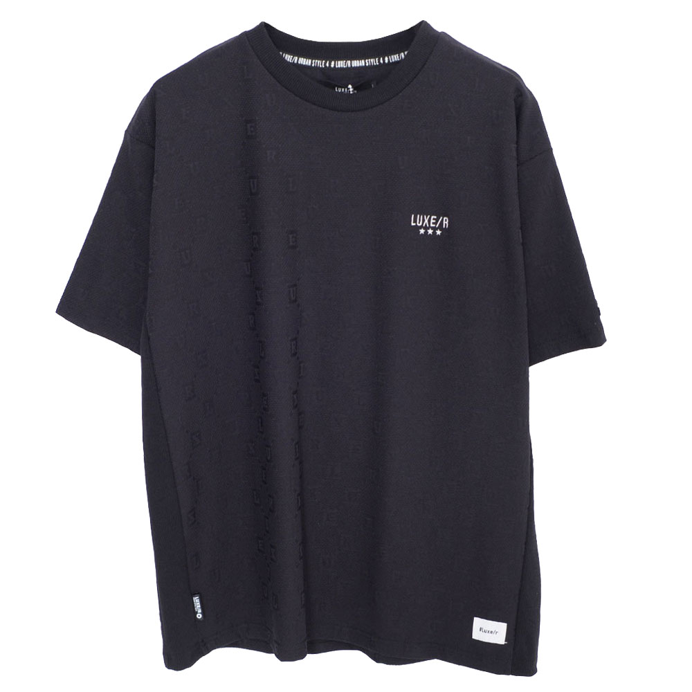 Tシャツ メンズ ブランド おしゃれ 半袖 ジャガード ストレッチ 白 黒 M L LUXE/R 20代 30代 40代 (郵)｜silverbulletxfuga｜16