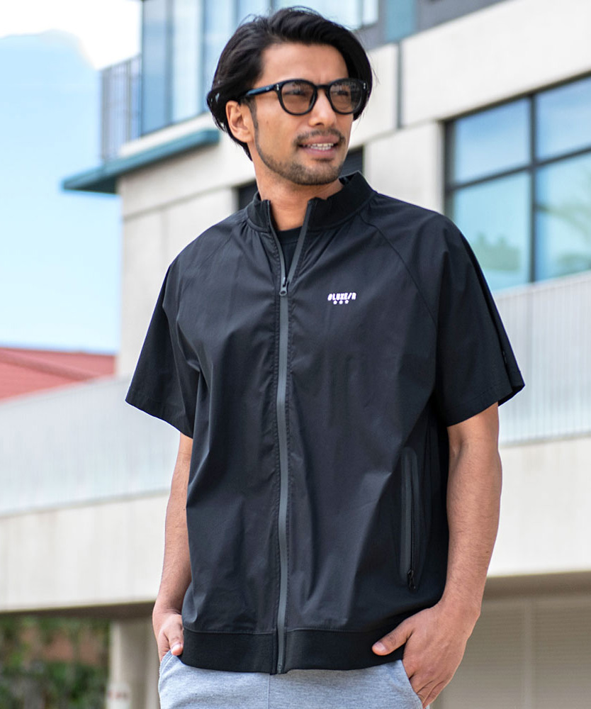 LUXE/R（ラグジュ） ブルゾン メンズ 半袖 ブランド ゴルフ 大きい