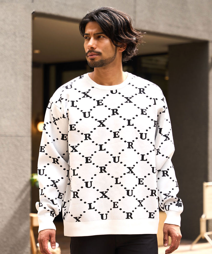 LUXE/R（ラグジュ） ニット メンズ セーター ブランド シンプル