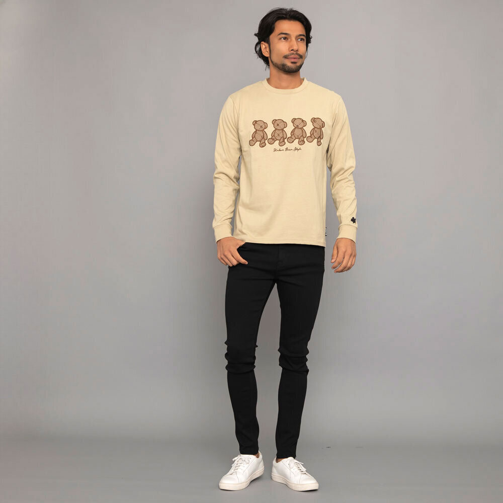 LUXE/R（ラグジュ） ロンT メンズ Tシャツ 長袖 ストレッチクマ ベア