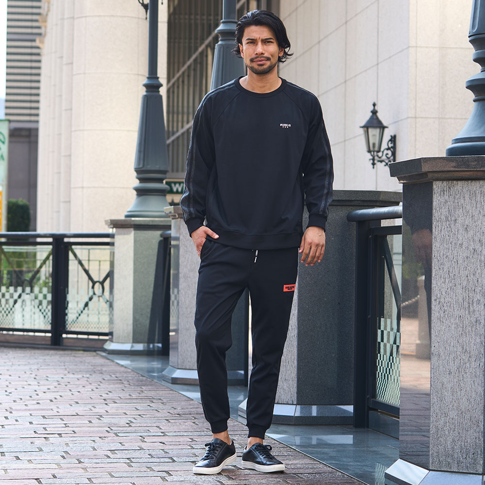 LUXE/R　ラグジュ　スウェット　上下 セットアップ 【新品・未使用】 LUXE/R（ラグジュ） トレーナー メンズ 長袖 秋冬 スウェット 上下