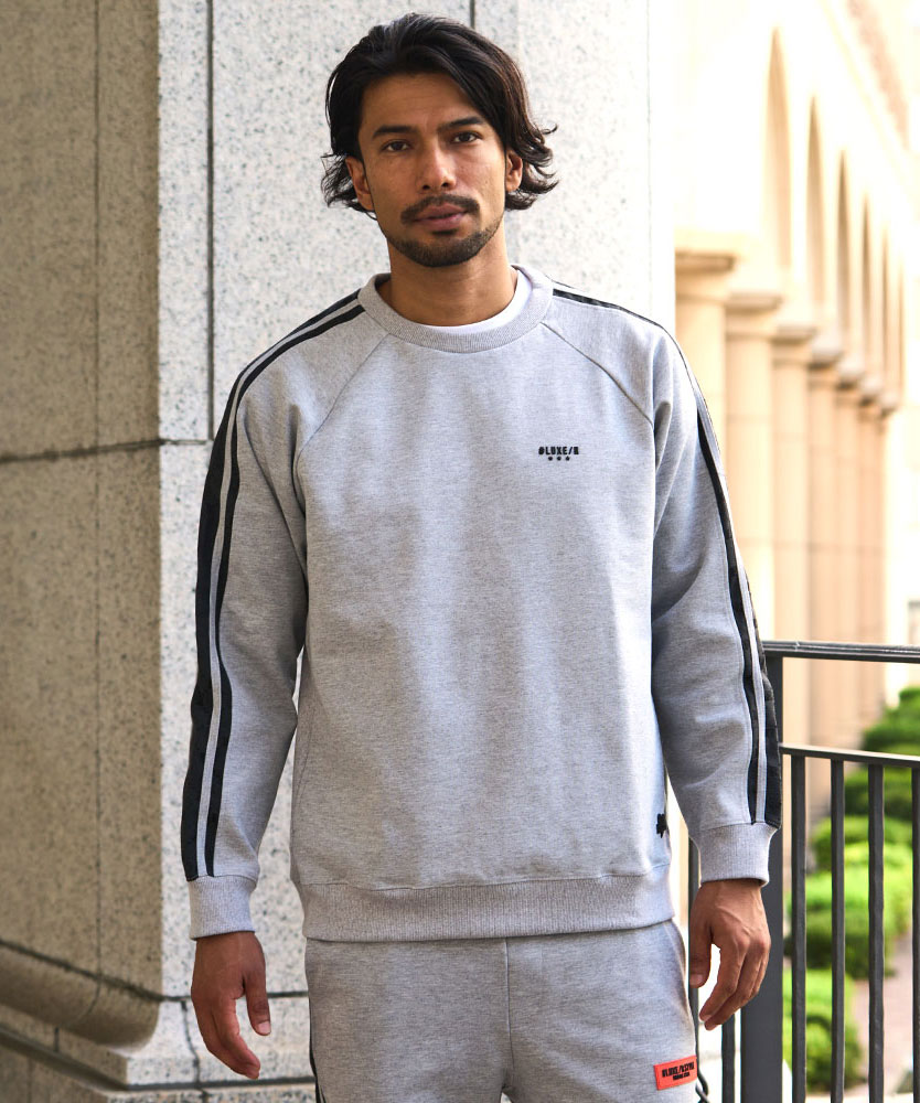 LUXE/R　ラグジュ　スウェット　上下 セットアップ 【新品・未使用】 LUXE/R（ラグジュ） トレーナー メンズ 長袖 秋冬 スウェット 上下