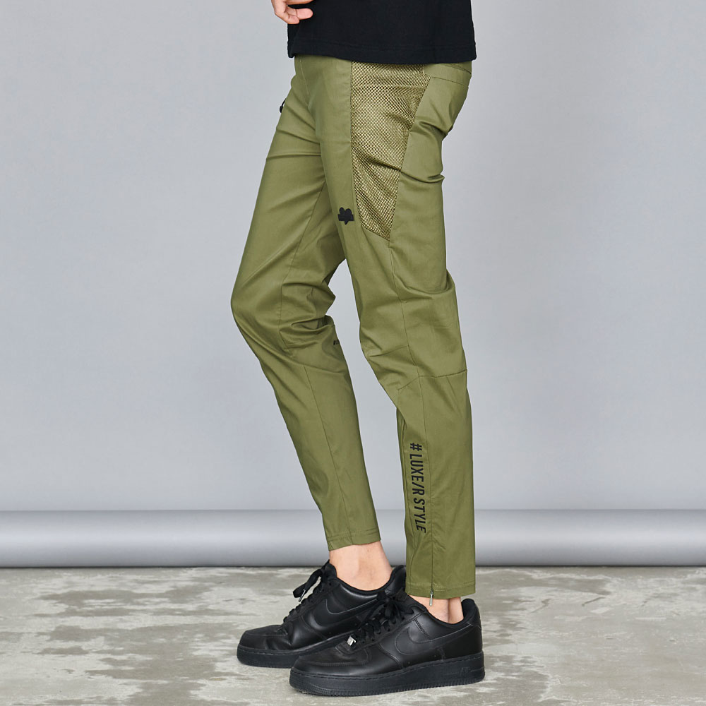 PGGメンズリブパンツMサイズ LUXE/R パンツ メンズ ブランド 上下 セットアップ可 ゴルフ 撥