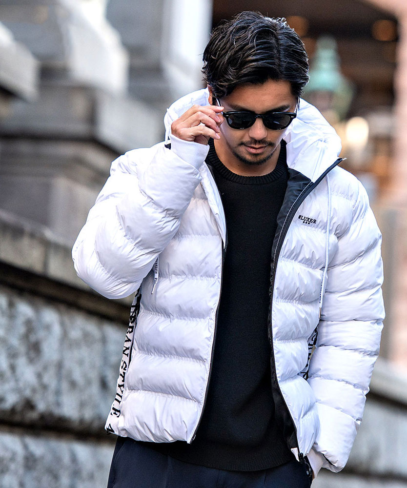 LUXE/R（ラグジュ） 中綿ジャケット メンズ アウター ブルゾン ロゴ