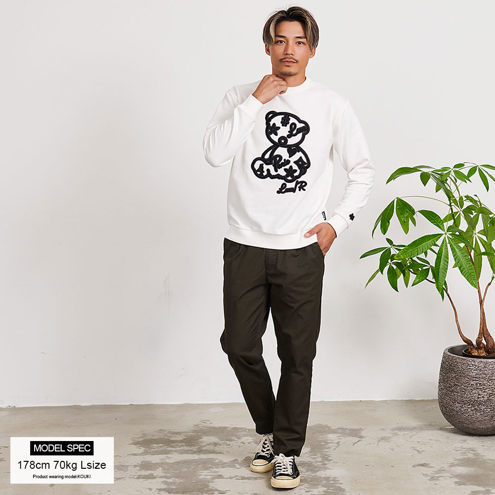 LUXE/R（ラグジュ） トレーナー メンズ 長袖 秋冬 裏毛 ブランド