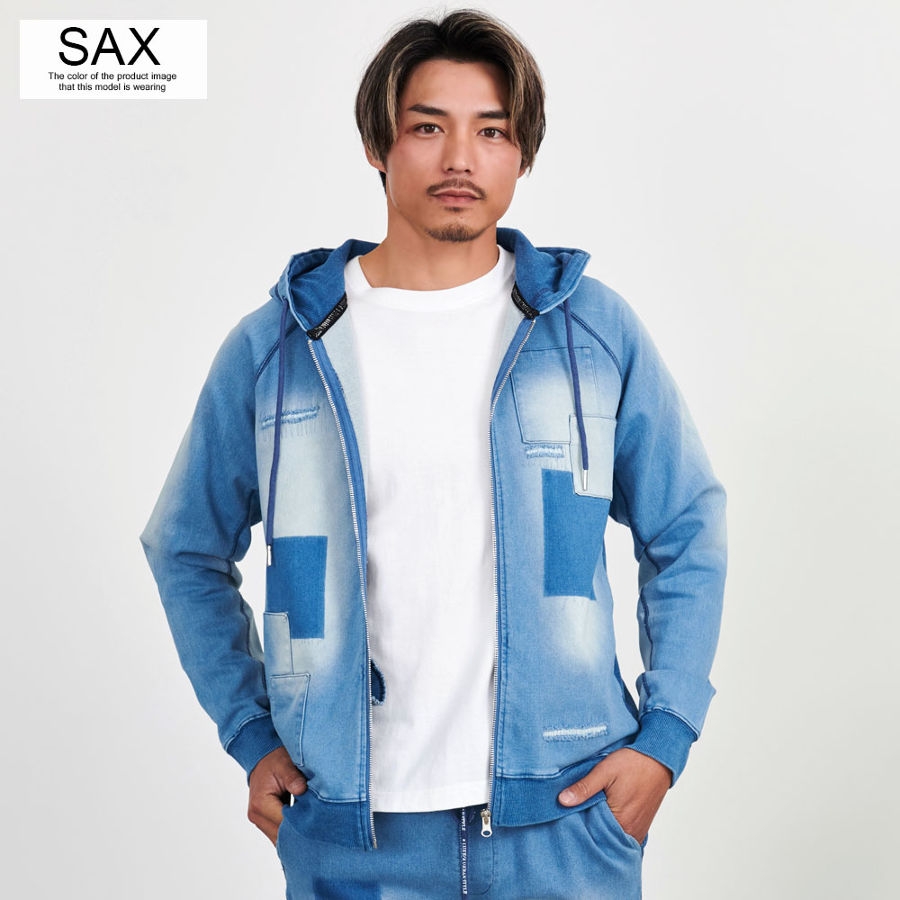 LUXE/R（ラグジュ） パーカー メンズ アウター セットアップ可 ジップ