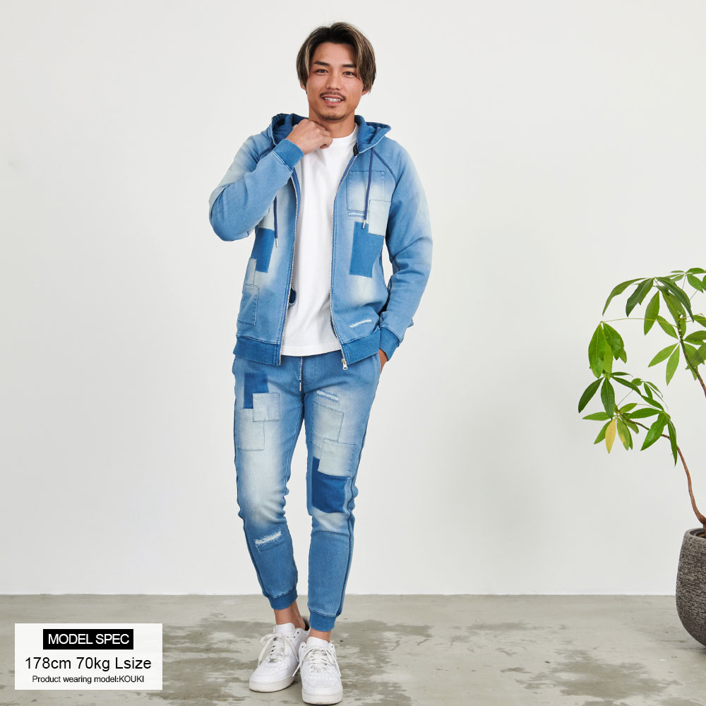 LUXE/R（ラグジュ） パーカー メンズ アウター セットアップ可 ジップ