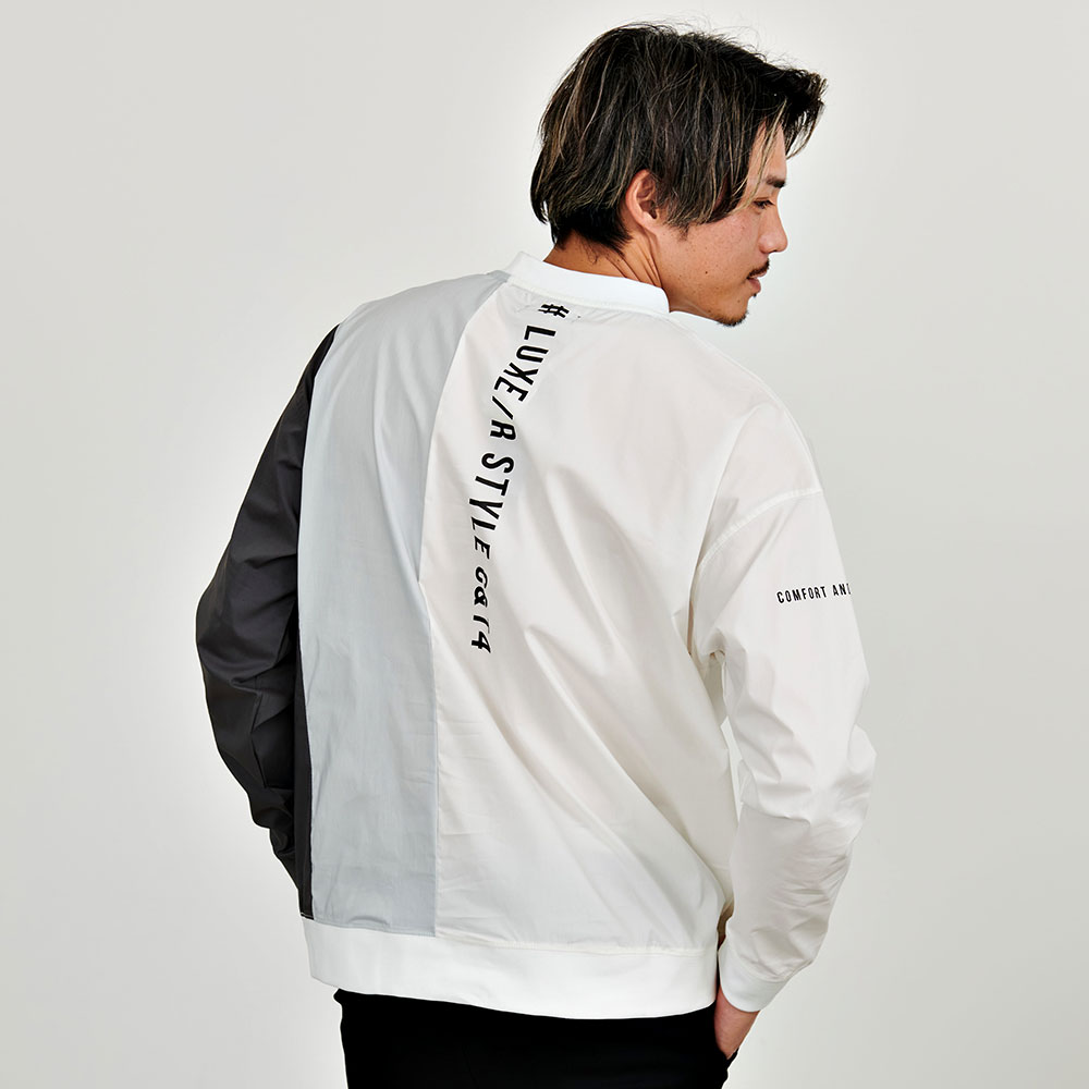 LUXE/R（ラグジュ） トレーナー メンズ モックネック ゴルフ スポーツ