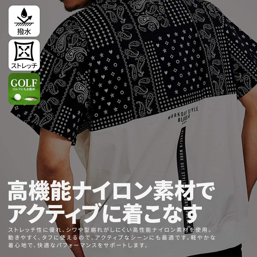 LUXE/R（ラグジュ） Tシャツ メンズ ブランド 半袖 ゴルフ ゴルフ