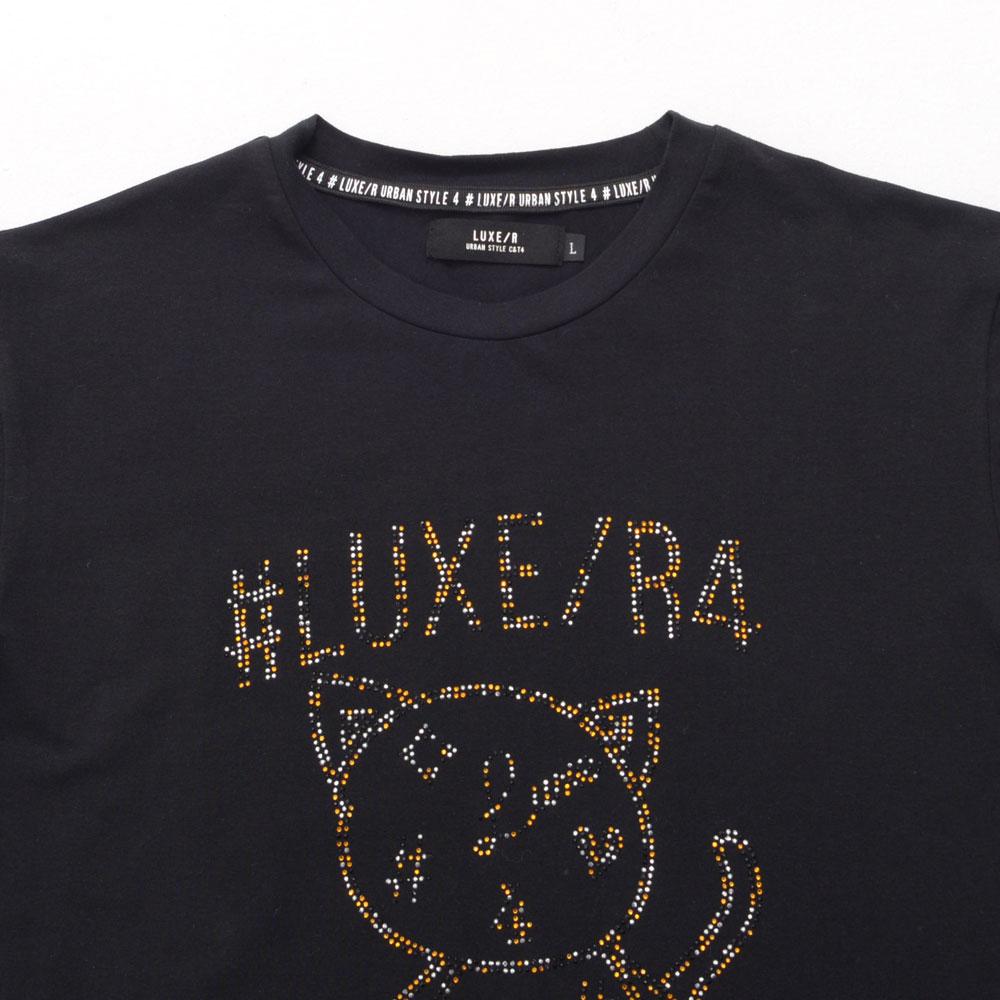 LUXE/R（ラグジュ） Tシャツ メンズ 半袖 ブランド ラインストーン 