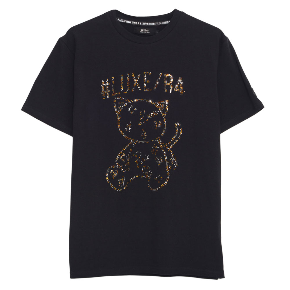 LUXE/R（ラグジュ） Tシャツ メンズ 半袖 ブランド ラインストーン