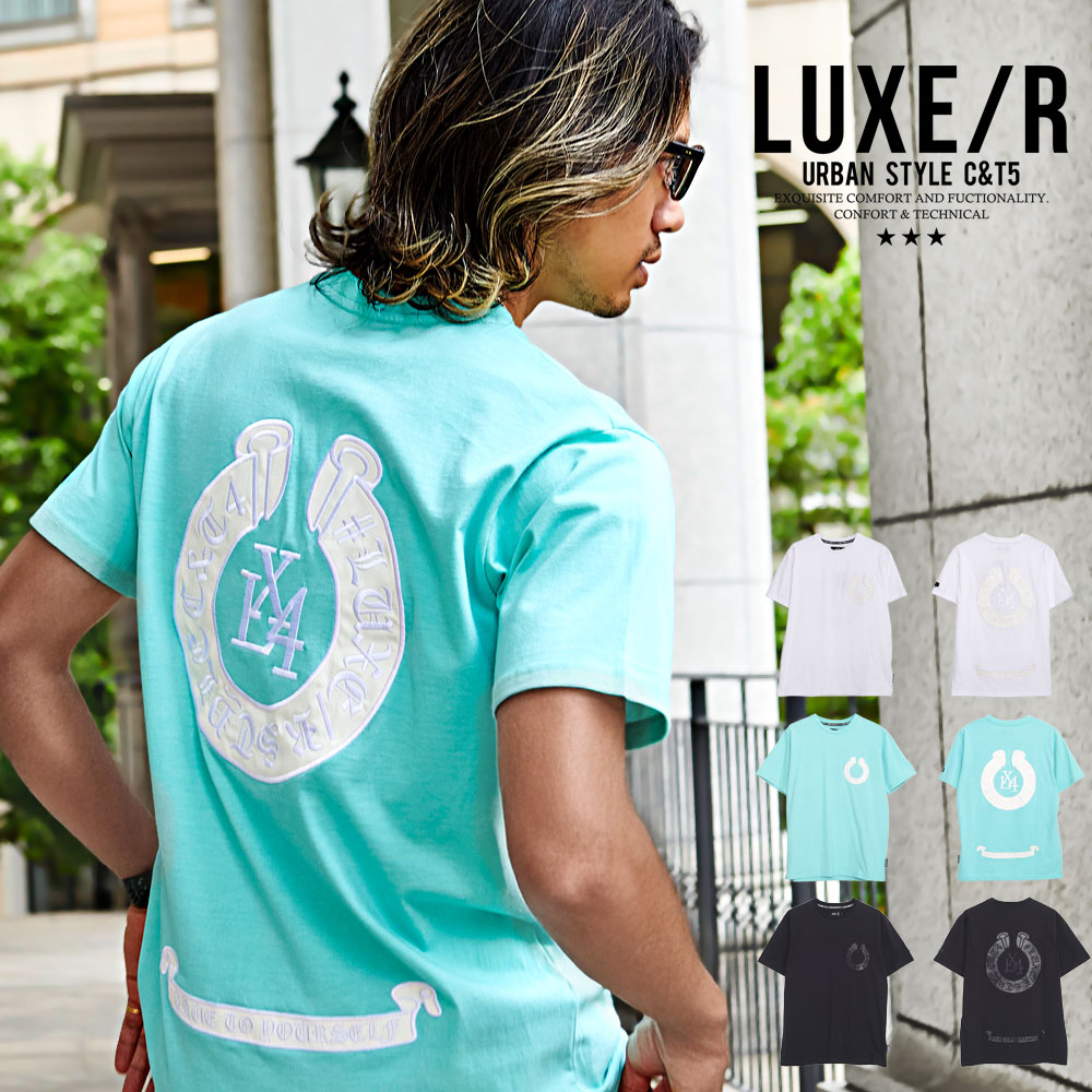 キャラクターTシャツ・パンツセット LUXE/R（ラグジュ） Tシャツ メンズ 半袖 ブランド クルーネック