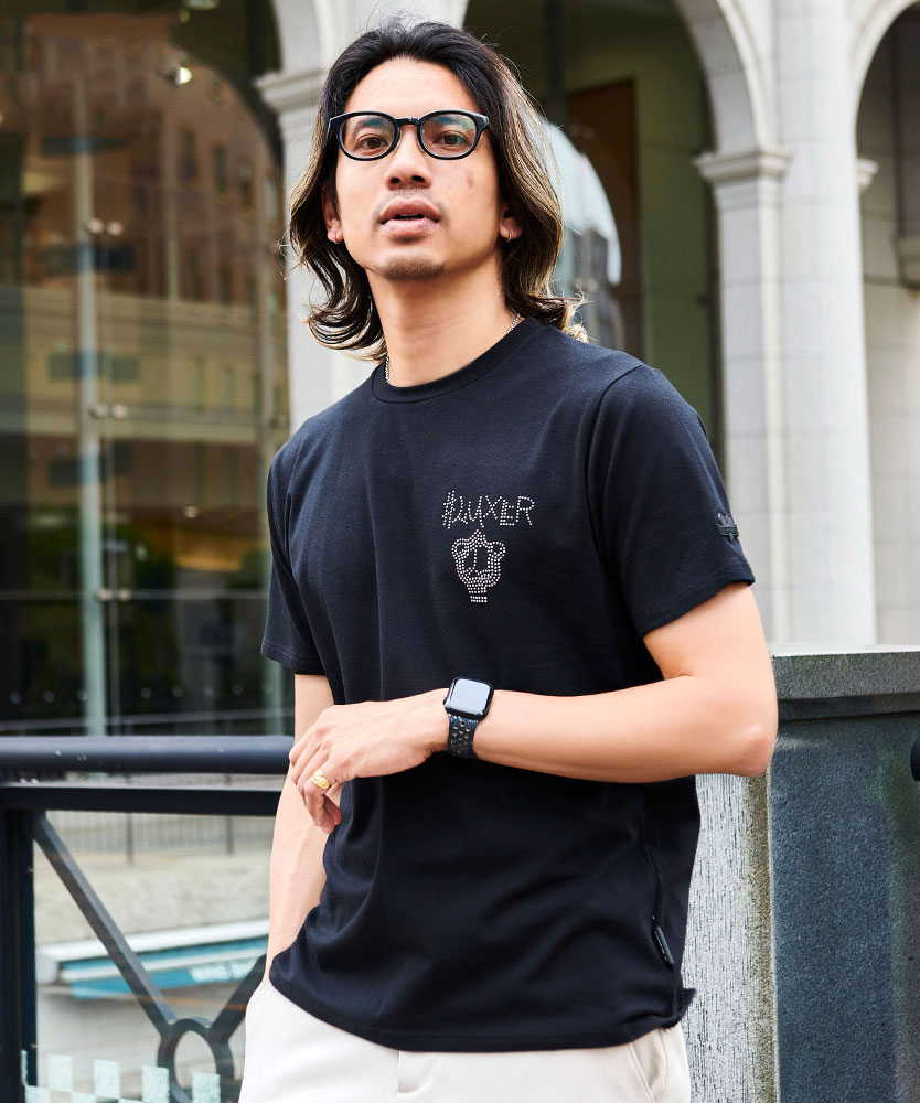 LUXE/R（ラグジュ） Tシャツ メンズ 半袖 ブランド 綿 スカル ベア