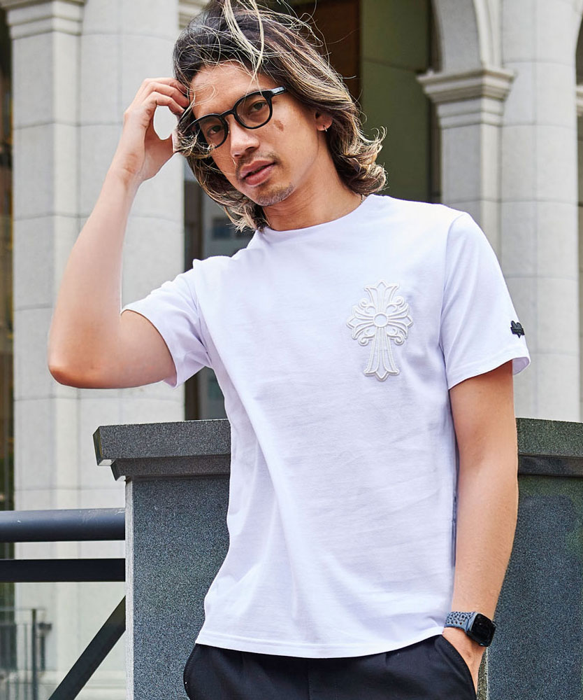 [サンプルSALE /D203 ] LUXE/R GOLF シャツ BK antiqua ANTIQUA GOLF×STCH ポロシャツ メンズ 送料無料・再再販
