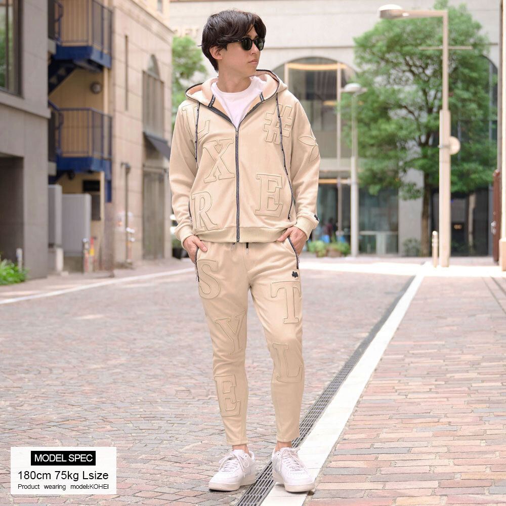 LUXE/R（ラグジュ） ジップ パーカー メンズ ブランド フーディ