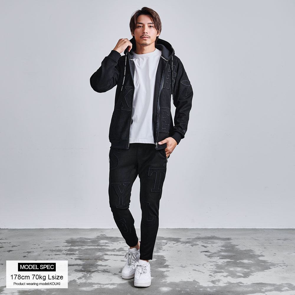 LUXE/R（ラグジュ） ジップ パーカー メンズ ブランド フーディ