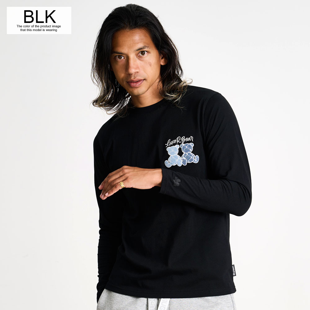 LUXE/R（ラグジュ） ロンT メンズ 長袖 ブランド カットソー 刺繍