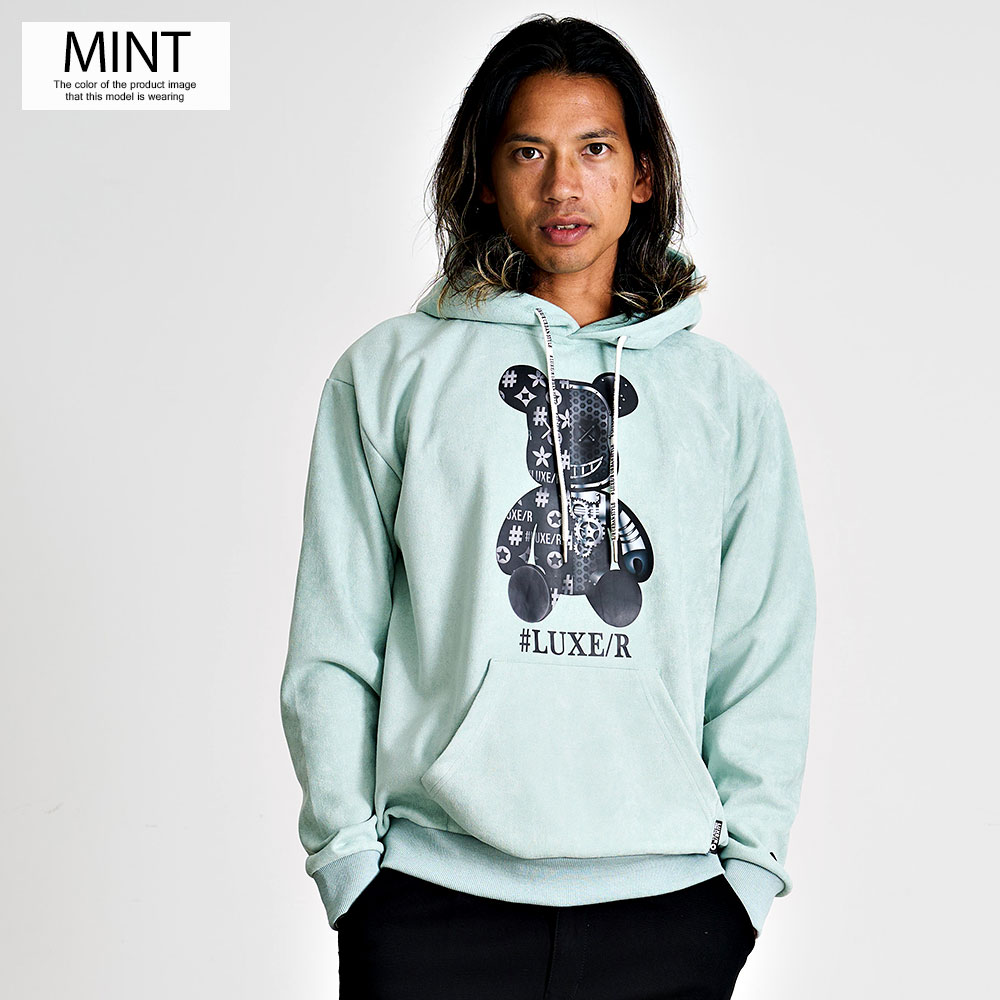 LUXE/R（ラグジュ） パーカー メンズ ブランド 長袖 プルオーバー ロゴ