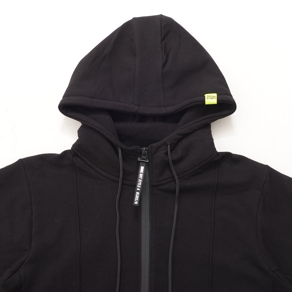 LUXE/R（ラグジュ） ジップパーカー メンズ フリース ストレッチ